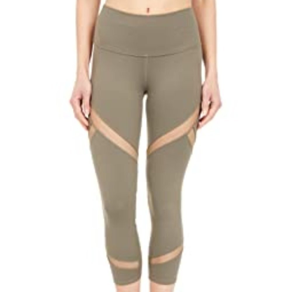 Alo Yoga‎ High Rise Mesh Cropped Leggings